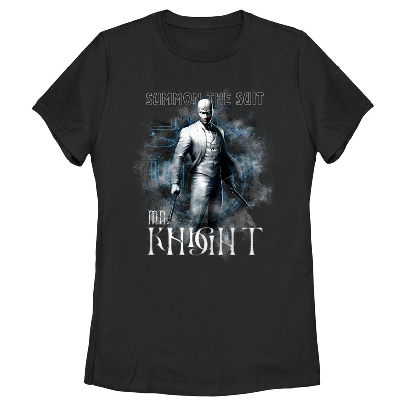 Women's Marvel: Moon Knight Mr. Knight Summon the Suit T-Shirt