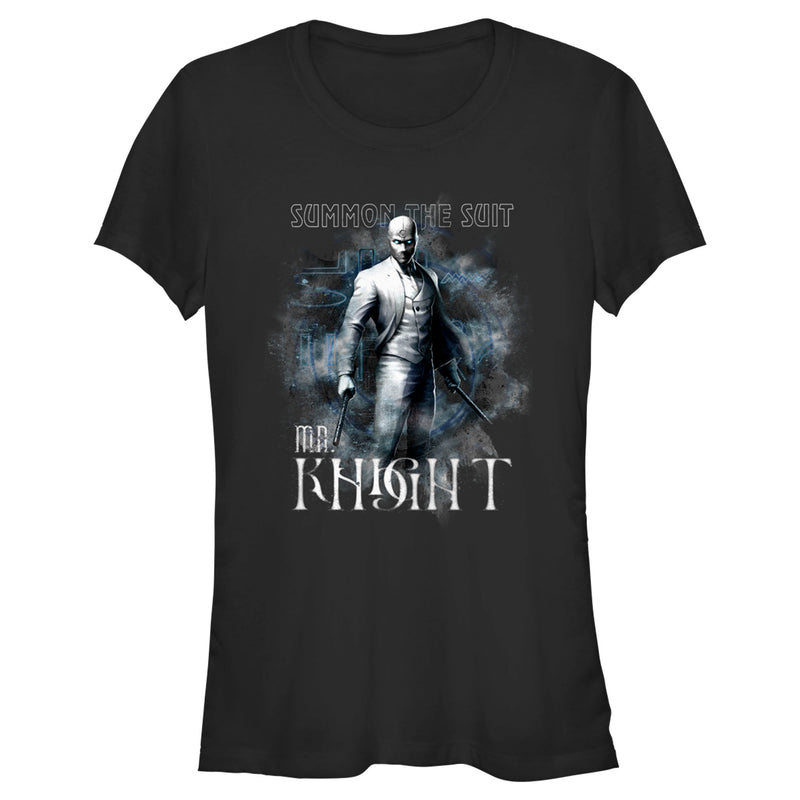 Junior's Marvel: Moon Knight Mr. Knight Summon the Suit T-Shirt