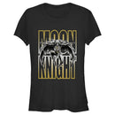 Junior's Marvel: Moon Knight Jump Sketch T-Shirt