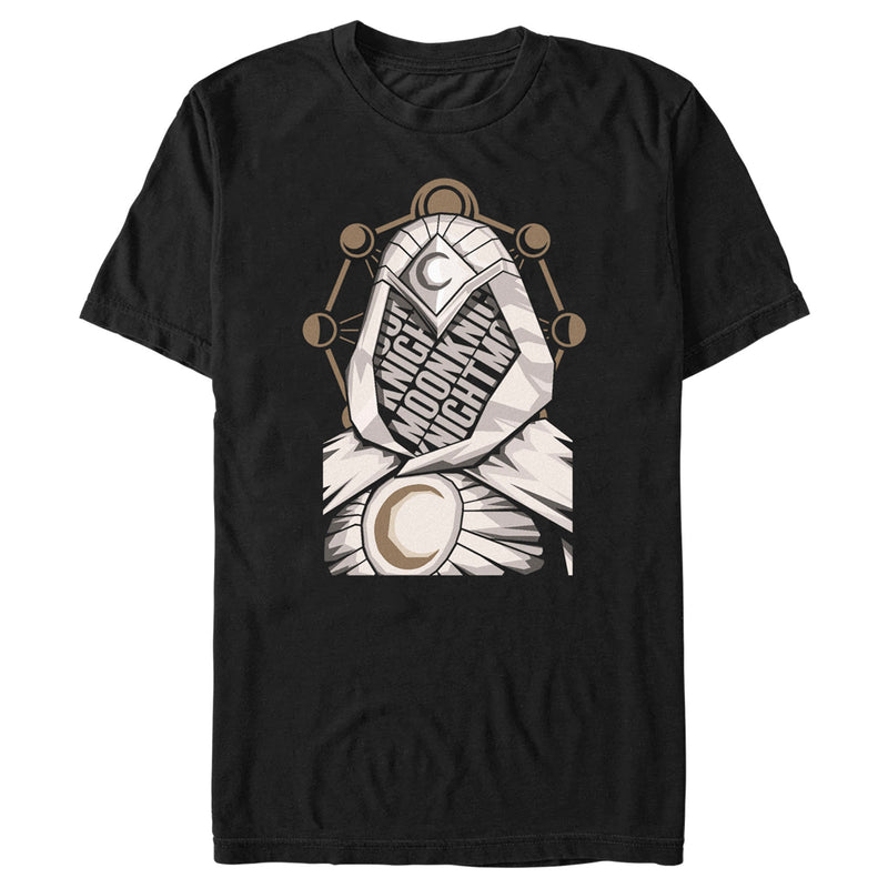 Men's Marvel: Moon Knight Mask Cutout T-Shirt