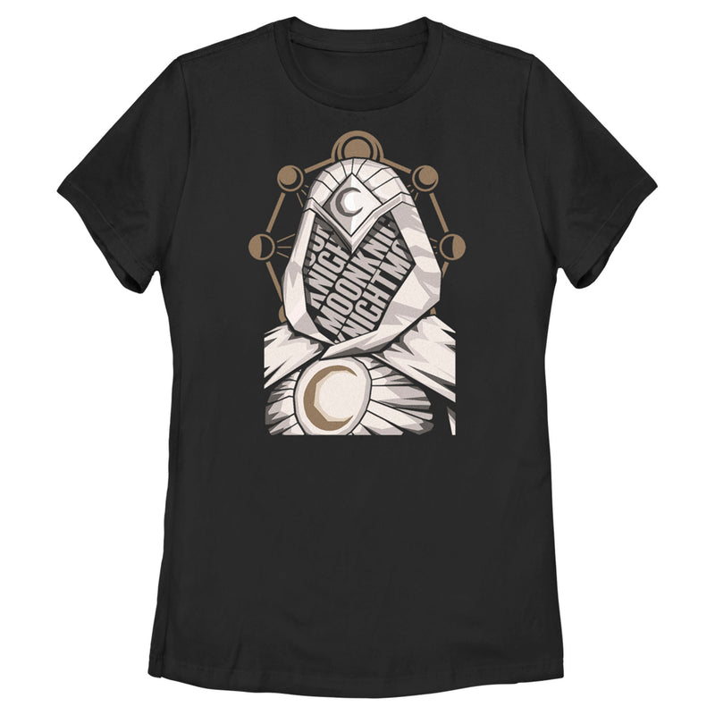 Women's Marvel: Moon Knight Mask Cutout T-Shirt