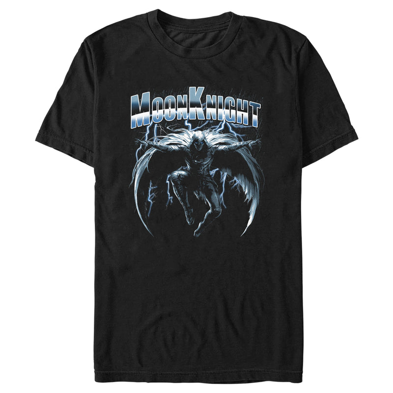 Men's Marvel: Moon Knight Rain and Lightning T-Shirt