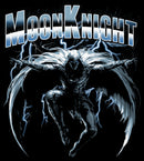 Men's Marvel: Moon Knight Rain and Lightning T-Shirt