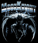 Junior's Marvel: Moon Knight Rain and Lightning T-Shirt