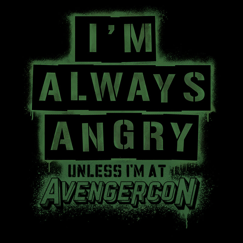 Boy's Marvel: Ms. Marvel I'm Always Angry Unless I'm At AvengerCon T-Shirt