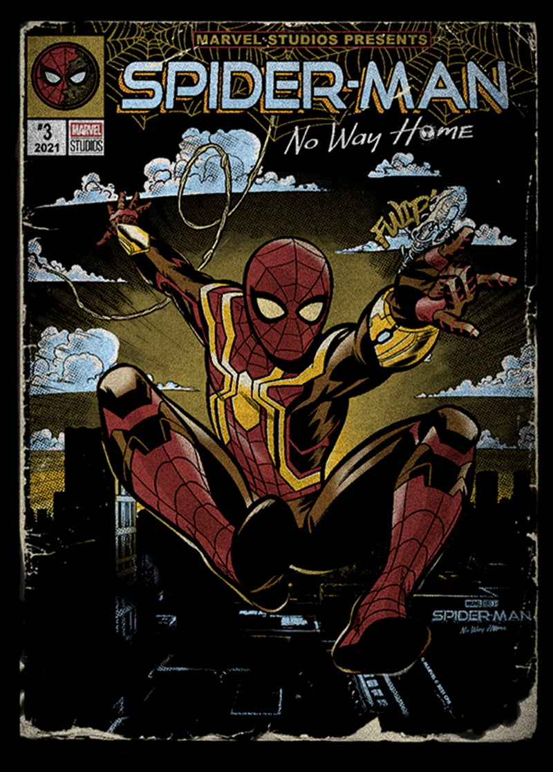 Junior's Marvel Spider-Man: No Way Home Retro Poster Sweatshirt