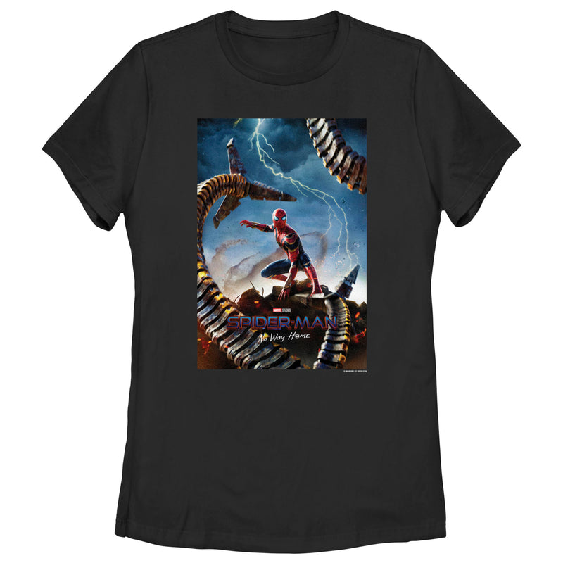 Women's Marvel Spider-Man: No Way Home Movie Poster T-Shirt