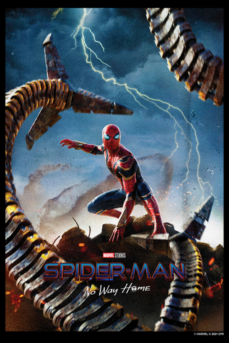 Boy's Marvel Spider-Man: No Way Home Movie Poster T-Shirt