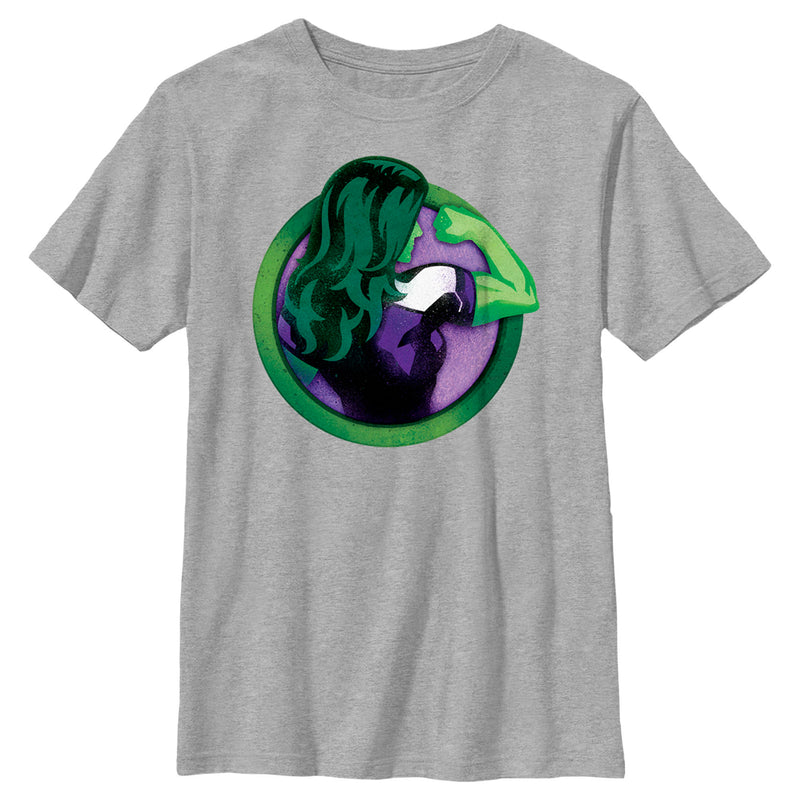 Boy's She-Hulk: Attorney at Law Flex Icon T-Shirt