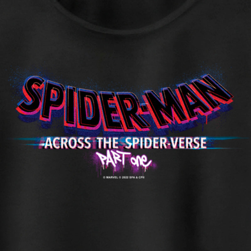 Junior's Spider-Man: Across the Spider-Verse Movie Logo Racerback Tank Top