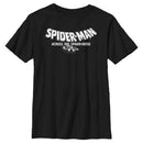 Boy's Spider-Man: Across the Spider-Verse Movie Logo White T-Shirt