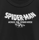 Girl's Spider-Man: Across the Spider-Verse Movie Logo White T-Shirt