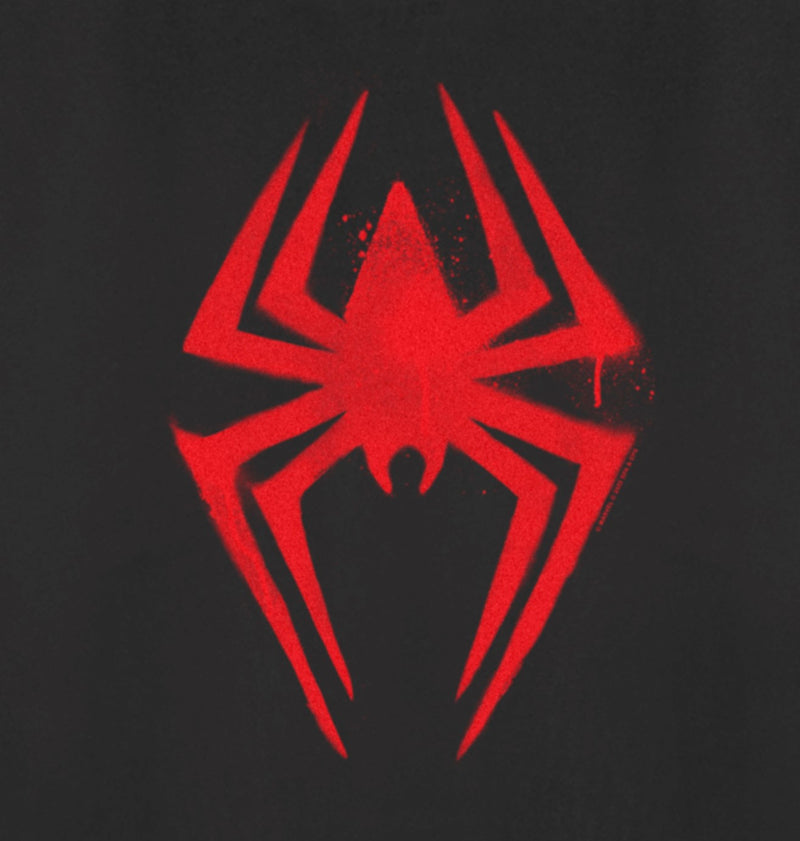 Women's Spider-Man: Across the Spider-Verse Spray Paint Spider Logo T-Shirt