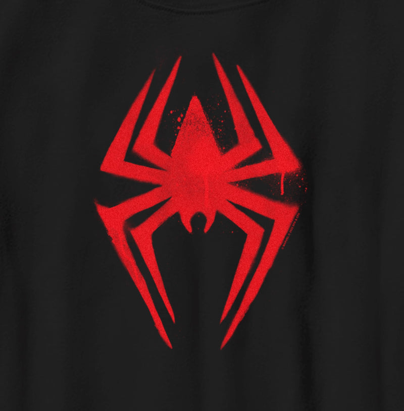 Boy's Spider-Man: Across the Spider-Verse Spray Paint Spider Logo T-Shirt