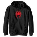 Boy's Spider-Man: Across the Spider-Verse Spray Paint Spider Logo Pull Over Hoodie