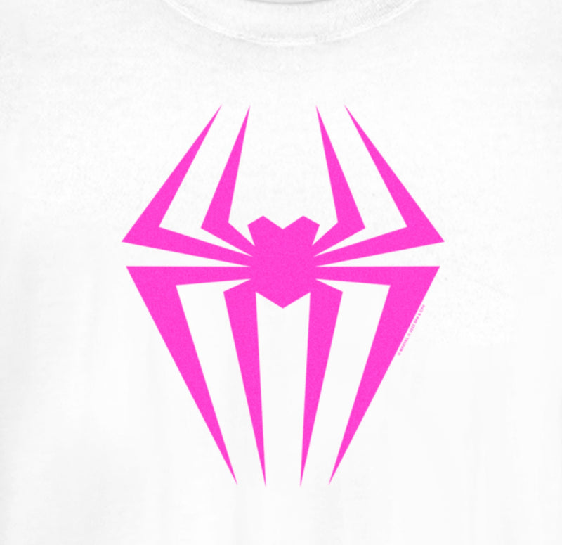 Junior's Spider-Man: Across the Spider-Verse Spider-Gwen Logo T-Shirt