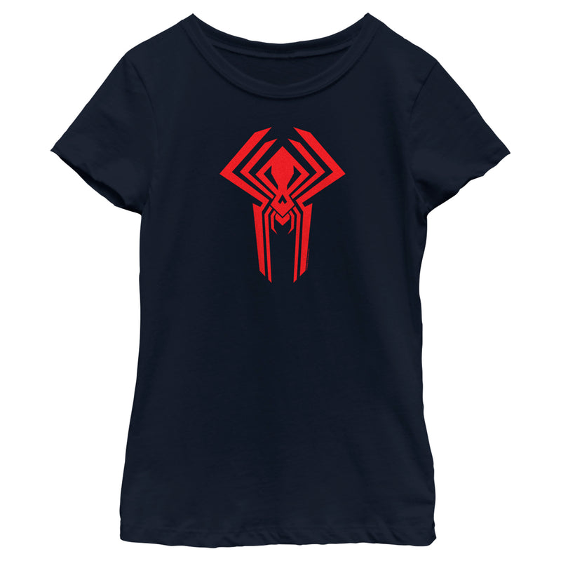 Girl's Spider-Man: Across the Spider-Verse Spider-Man 2099 Logo T-Shirt