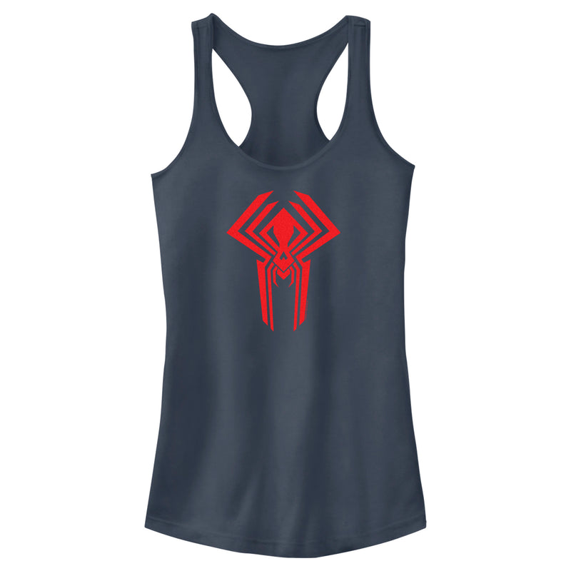 Junior's Spider-Man: Across the Spider-Verse Spider-Man 2099 Logo Racerback Tank Top