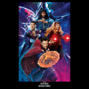 Boy's Marvel Doctor Strange in the Multiverse of Madness Group Poster Pull Over Hoodie