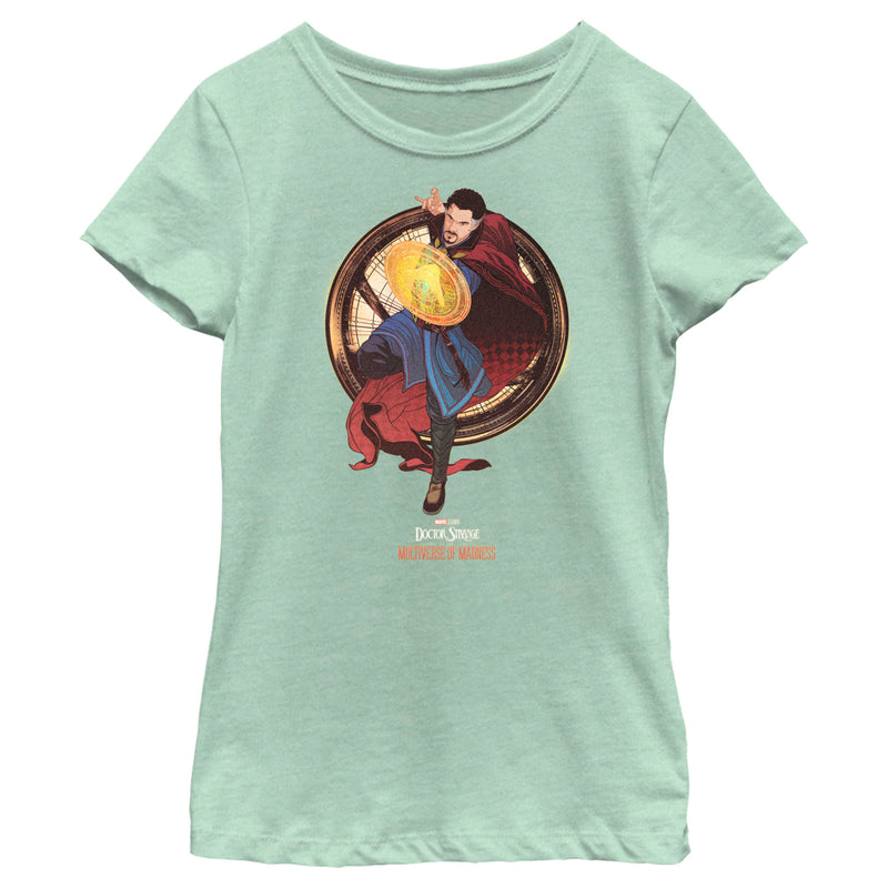 Girl's Marvel Doctor Strange in the Multiverse of Madness Solo Strange T-Shirt