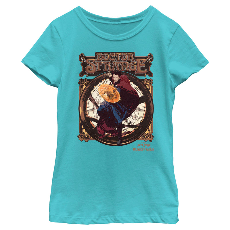 Girl's Marvel Doctor Strange in the Multiverse of Madness Retro Strange T-Shirt