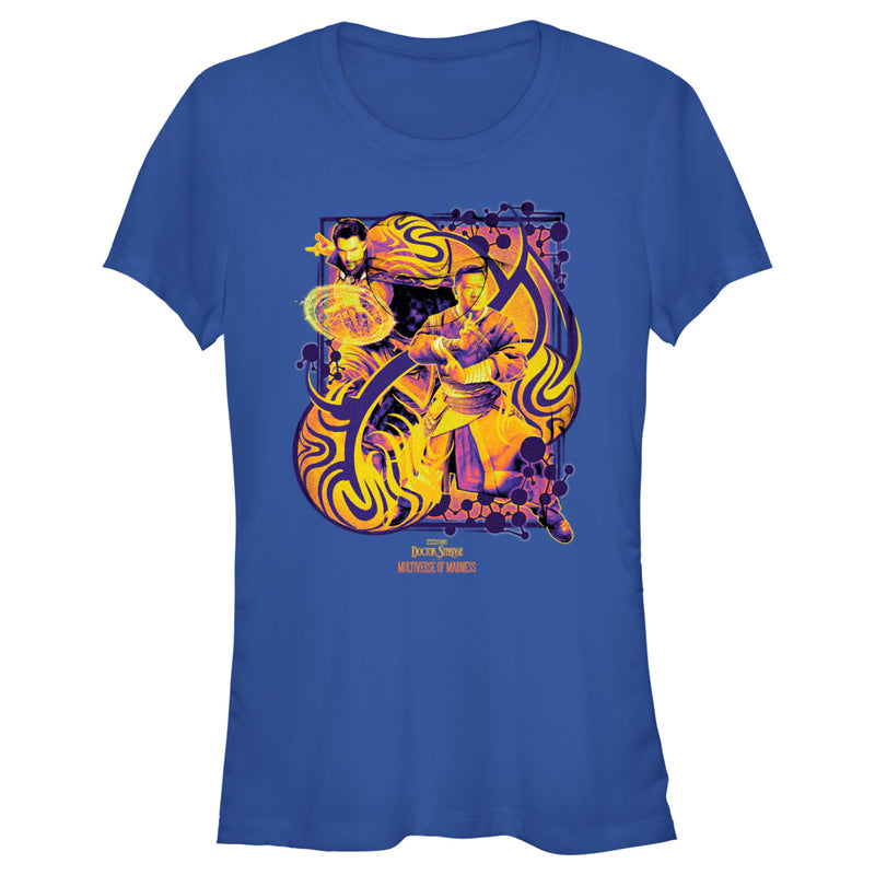 Junior's Marvel Doctor Strange in the Multiverse of Madness Magic Swirl T-Shirt