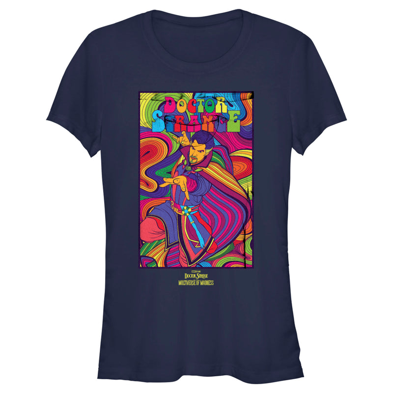 Junior's Marvel Doctor Strange in the Multiverse of Madness Groovy Strange T-Shirt