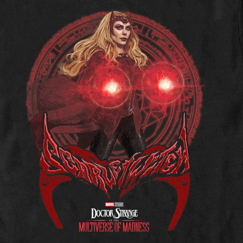 Men's Marvel Doctor Strange in the Multiverse of Madness Powerful Wanda T-Shirt