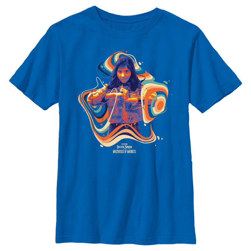 Boy's Marvel Doctor Strange in the Multiverse of Madness Groovy Chavez T-Shirt