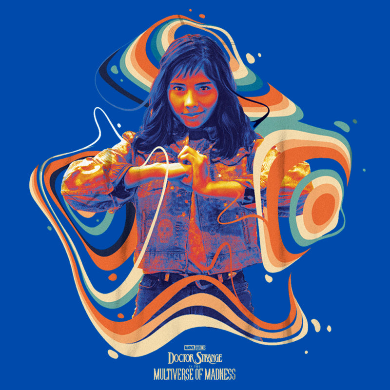 Boy's Marvel Doctor Strange in the Multiverse of Madness Groovy Chavez T-Shirt