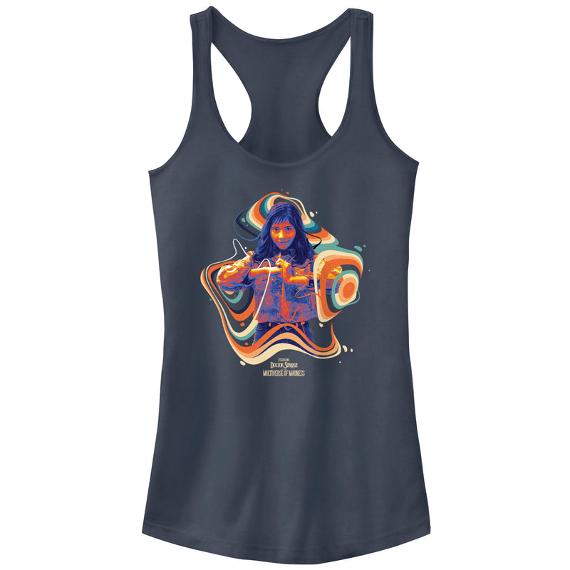 Junior's Marvel Doctor Strange in the Multiverse of Madness Groovy Chavez Racerback Tank Top