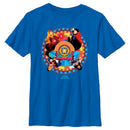 Boy's Marvel Doctor Strange in the Multiverse of Madness Colorful Badge T-Shirt