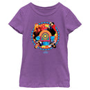 Girl's Marvel Doctor Strange in the Multiverse of Madness Colorful Badge T-Shirt
