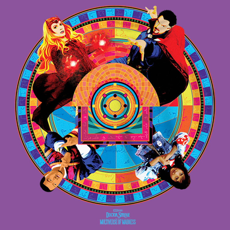 Girl's Marvel Doctor Strange in the Multiverse of Madness Colorful Badge T-Shirt