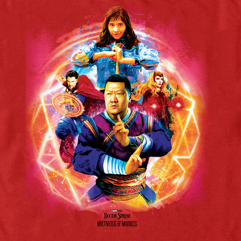Men's Marvel Doctor Strange in the Multiverse of Madness Powerful Heroes T-Shirt