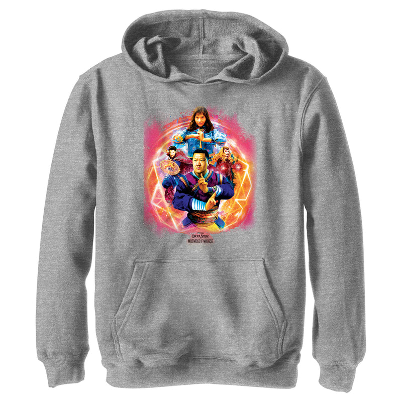 Boy's Marvel Doctor Strange in the Multiverse of Madness Powerful Heroes Pull Over Hoodie