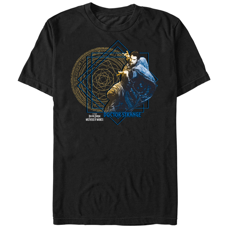 Men's Marvel Doctor Strange in the Multiverse of Madness Geometric Strange T-Shirt