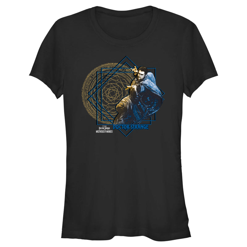 Junior's Marvel Doctor Strange in the Multiverse of Madness Geometric Strange T-Shirt
