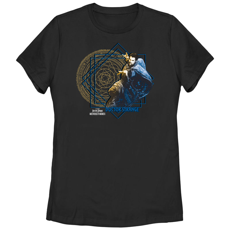 Women's Marvel Doctor Strange in the Multiverse of Madness Geometric Strange T-Shirt