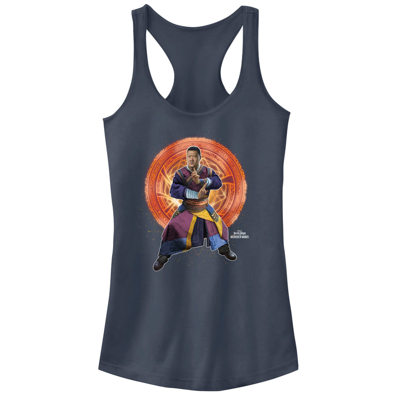 Junior's Marvel Doctor Strange in the Multiverse of Madness Wong in Action Racerback Tank Top