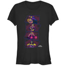 Junior's Marvel Doctor Strange in the Multiverse of Madness Neon Panels T-Shirt
