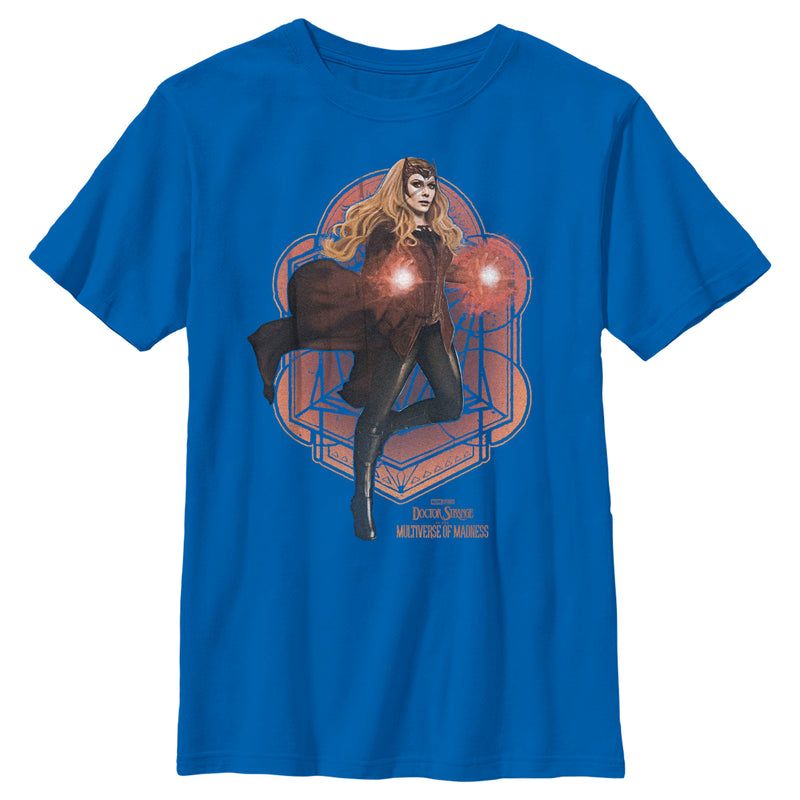 Boy's Marvel Doctor Strange in the Multiverse of Madness Scarlet Witch T-Shirt