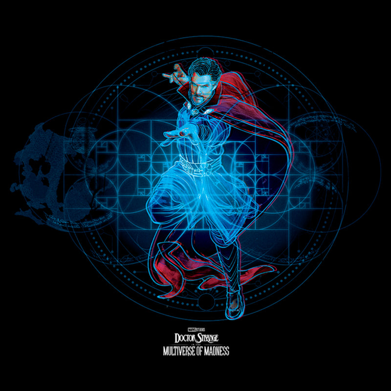 Junior's Marvel Doctor Strange in the Multiverse of Madness Neon Strange T-Shirt
