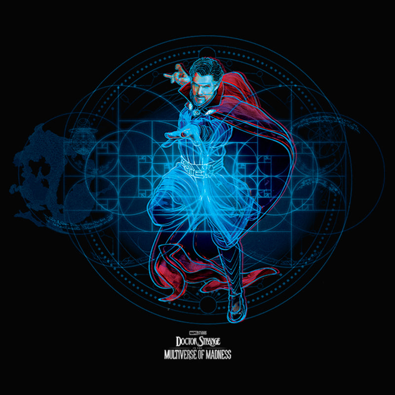 Junior's Marvel Doctor Strange in the Multiverse of Madness Neon Strange Racerback Tank Top