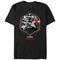 Men's Marvel Doctor Strange in the Multiverse of Madness Black and White Panel T-Shirt