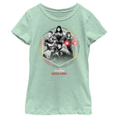 Girl's Marvel Doctor Strange in the Multiverse of Madness Black and White Panel T-Shirt