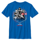 Boy's Marvel Doctor Strange in the Multiverse of Madness Black and White Panel T-Shirt