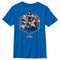 Boy's Marvel Doctor Strange in the Multiverse of Madness Black and White Panel T-Shirt