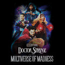 Boy's Marvel Doctor Strange in the Multiverse of Madness Distressed Group Shot Pull Over Hoodie