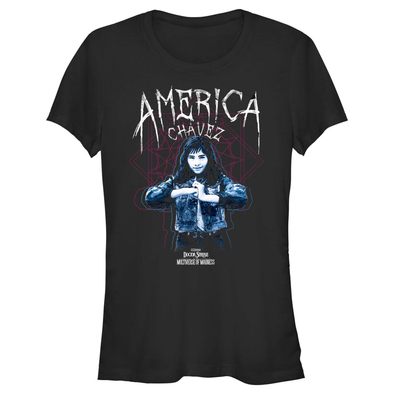 Junior's Marvel Doctor Strange in the Multiverse of Madness America Chavez Solo T-Shirt